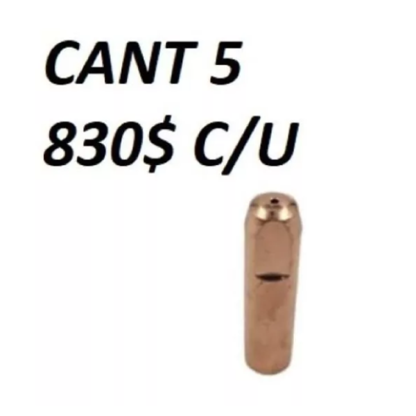 PACK DE 5 UNIDADES DE BOQUILLAS MIG 1.2 MM MODELO 7490 TORCHA DE SOLDAR