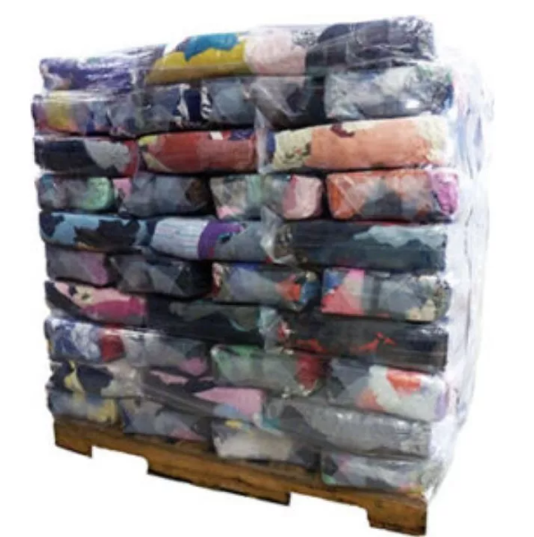 PAÑO DE ALGODON RECICLADO, TRAPO DE COLOR BULTO 25 KG, LIMPIEZA INDUSTRIAL