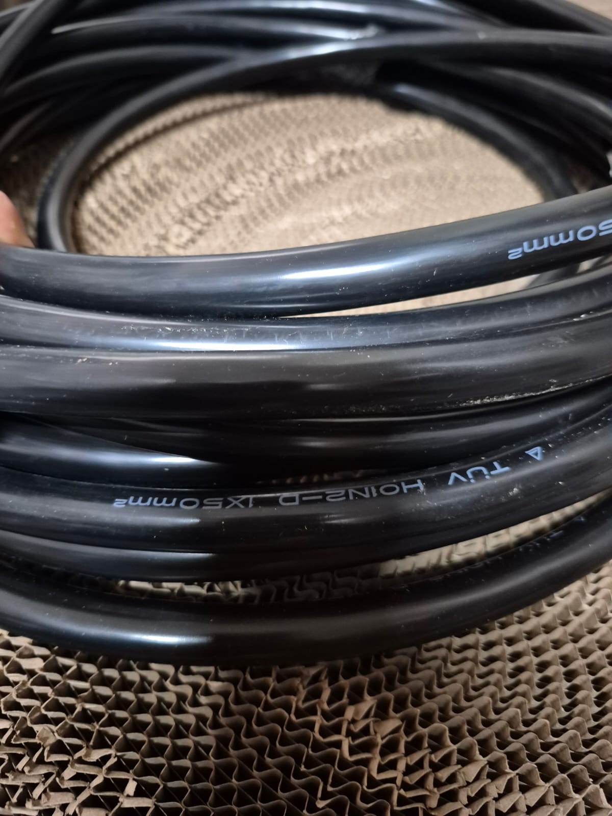 1 MTS DE CABLE PARA SOLDAR 1 X 50 MM2 - CAPACIDAD 375 AMP - Imagen 3